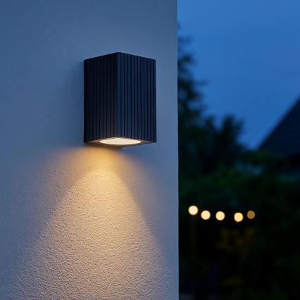 Brilliant - Ulkoseinävalaisin JELANI 1xGU10/10W/230V IP44 musta