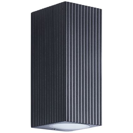 Brilliant - Ulkoseinävalaisin JELANI 2xGU10/10W/230V IP44 musta