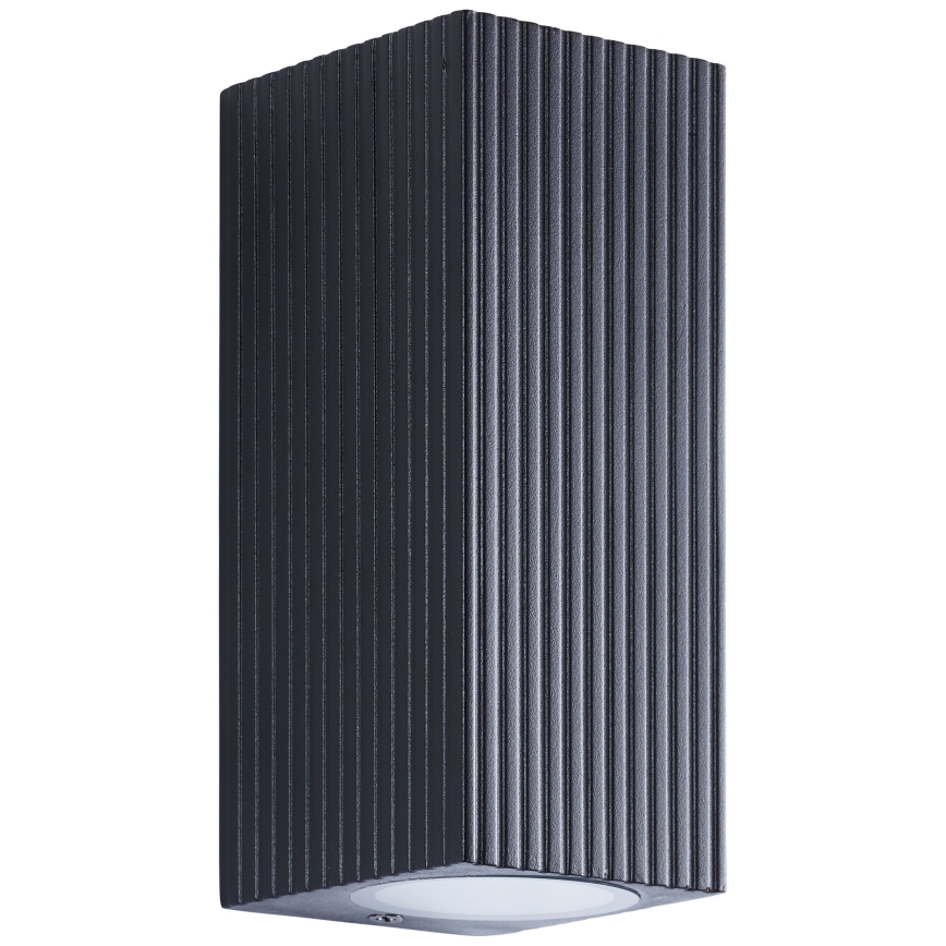 Brilliant - Ulkoseinävalaisin JELANI 2xGU10/10W/230V IP44 musta