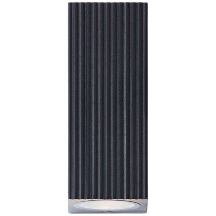 Brilliant - Ulkoseinävalaisin JELANI 2xGU10/10W/230V IP44 musta