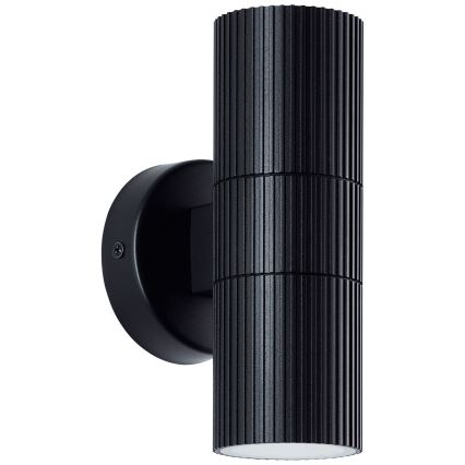 Brilliant - Ulkoseinävalaisin KEOLA 2xGU10/10W/230V IP44 musta