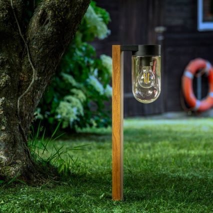 Brilliant - Ulkovalaisin CABAR 1xE27/40W/230V 55 cm IP44 ruskea