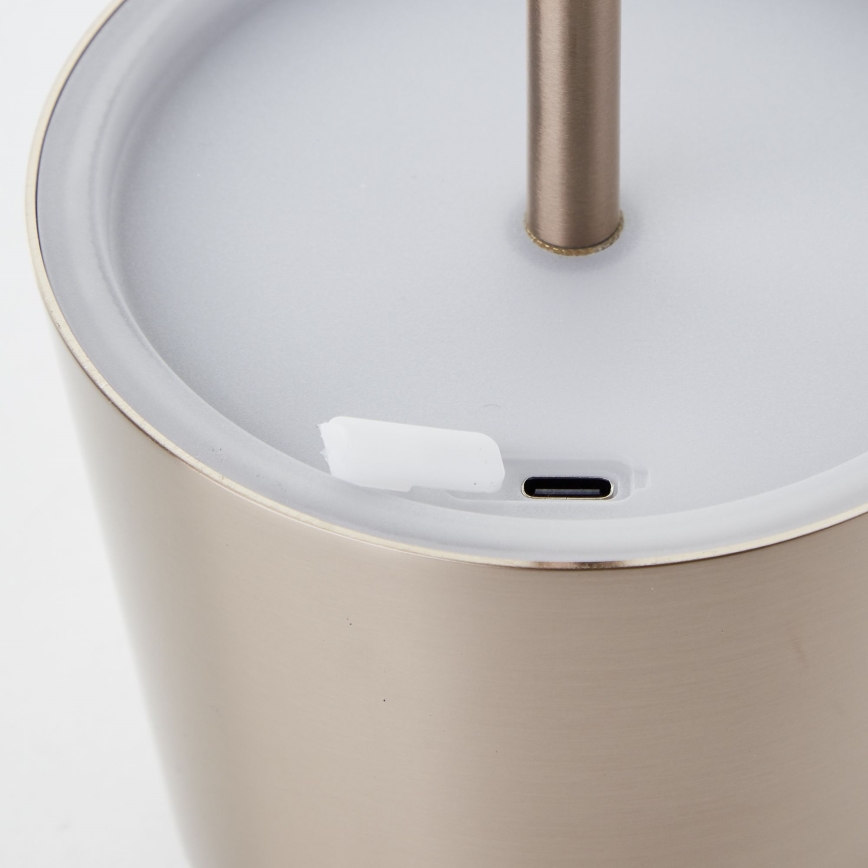 Brilliant - LED himmennettävä kosketusohjattu ulkovalaisin XAANA LED/4W/5V 3000/4000/6500K 2600 mAh IP44 kupari