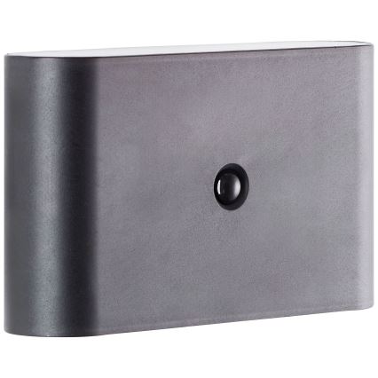 Brilliant - LED-ulkovalaisin ladattavalla seinäkiinnityksellä ja sensorilla XINO LED/3W/5V 3600 mAh IP44 musta