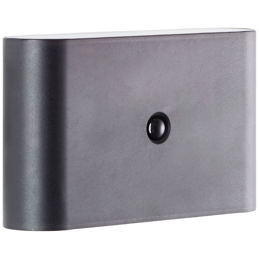 Brilliant - LED-ulkovalaisin ladattavalla seinäkiinnityksellä ja sensorilla XINO LED/3W/5V 3600 mAh IP44 musta