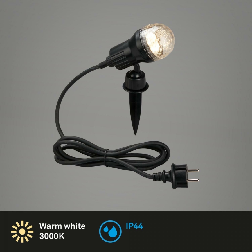 Brilo 3078-015 - LED-ulkovalo TERRA 1xGU10/3W/230V IP44