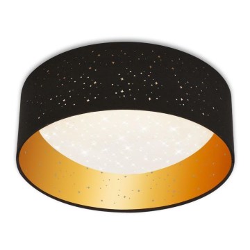 Brilo 3482-015 - LED-kattovalaisin MAILA STARRY LED/12W/230V musta/kulta