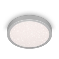 Brilo 3649-014 - LED-kattovalaisin kylpyhuoneeseen RUNA LED/18,5W/230V IP44 hopea