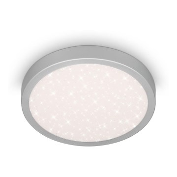 Brilo 3649-014 - LED-kattovalaisin kylpyhuoneeseen RUNA LED/18,5W/230V IP44 hopea