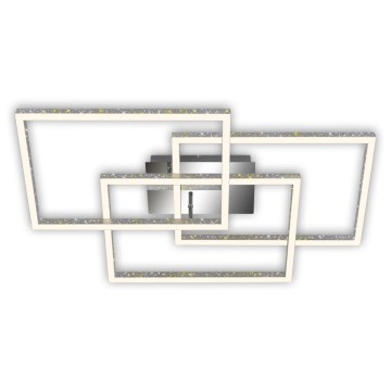 Brilo - Himmennettävä LED-kattovalaisin FRAME LED/57W/230V 3000K mattakromi