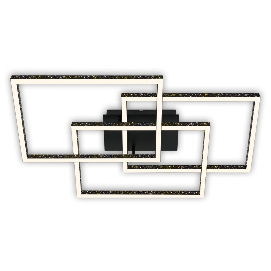 Brilo - Himmennettävä LED-kattovalaisin FRAME LED/57W/230V 3000K musta