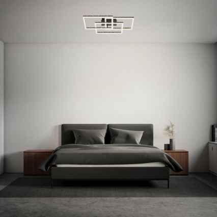 Brilo - Himmennettävä LED-kattovalaisin FRAME LED/57W/230V 3000K musta