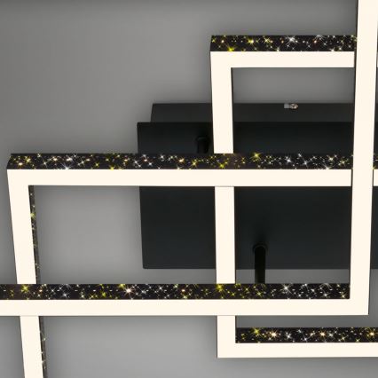 Brilo - Himmennettävä LED-kattovalaisin FRAME LED/57W/230V 3000K musta