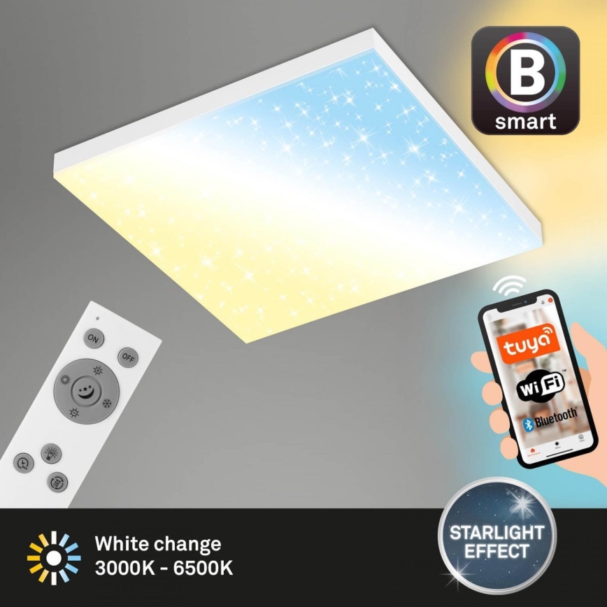 Brilo - Himmennettävä LED-kattovalaisin FRAMELESS LED/24W/230V 3000-6500K Wi-Fi Tuya + kauko-ohjaus