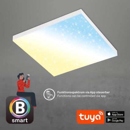 Brilo - Himmennettävä LED-kattovalaisin FRAMELESS LED/24W/230V 3000-6500K Wi-Fi Tuya + kauko-ohjaus