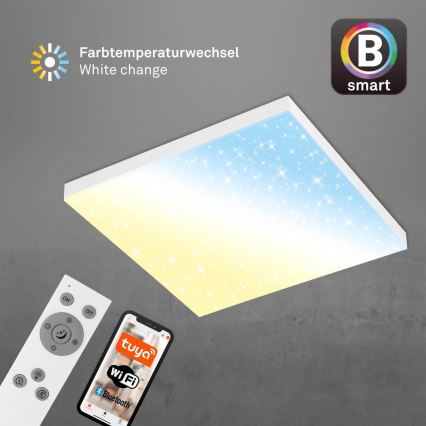 Brilo - Himmennettävä LED-kattovalaisin FRAMELESS LED/24W/230V 3000-6500K Wi-Fi Tuya + kauko-ohjaus