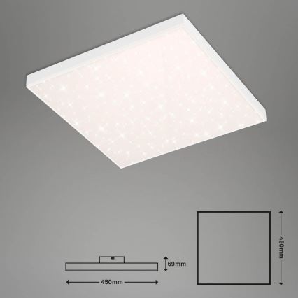 Brilo - Himmennettävä LED-kattovalaisin FRAMELESS LED/24W/230V 3000-6500K Wi-Fi Tuya + kauko-ohjaus