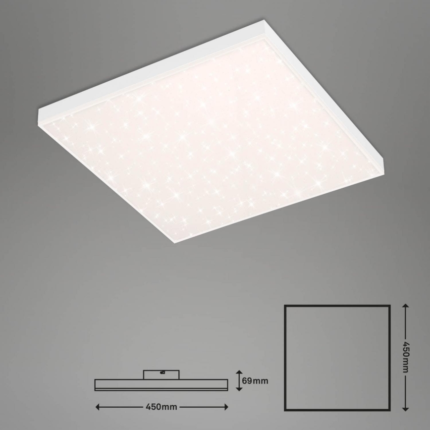 Brilo - Himmennettävä LED-kattovalaisin FRAMELESS LED/24W/230V 3000-6500K Wi-Fi Tuya + kauko-ohjaus