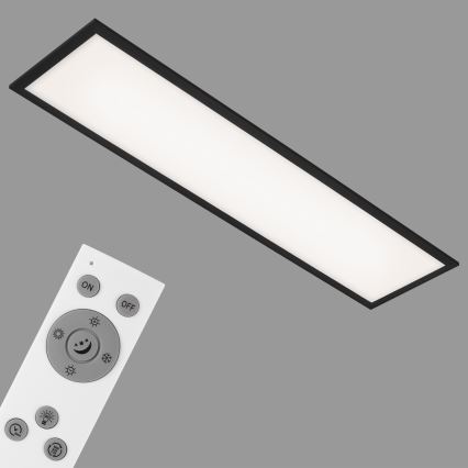 Brilo - Himmennettävä LED-kattovalaisin PIATTO LED/24W/230V 3000-6500K 100x25 cm + kauko-ohjaus