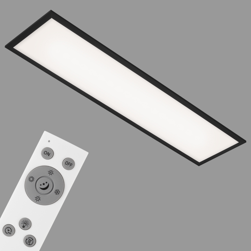 Brilo - Himmennettävä LED-kattovalaisin PIATTO LED/24W/230V 3000-6500K 100x25 cm + kauko-ohjaus