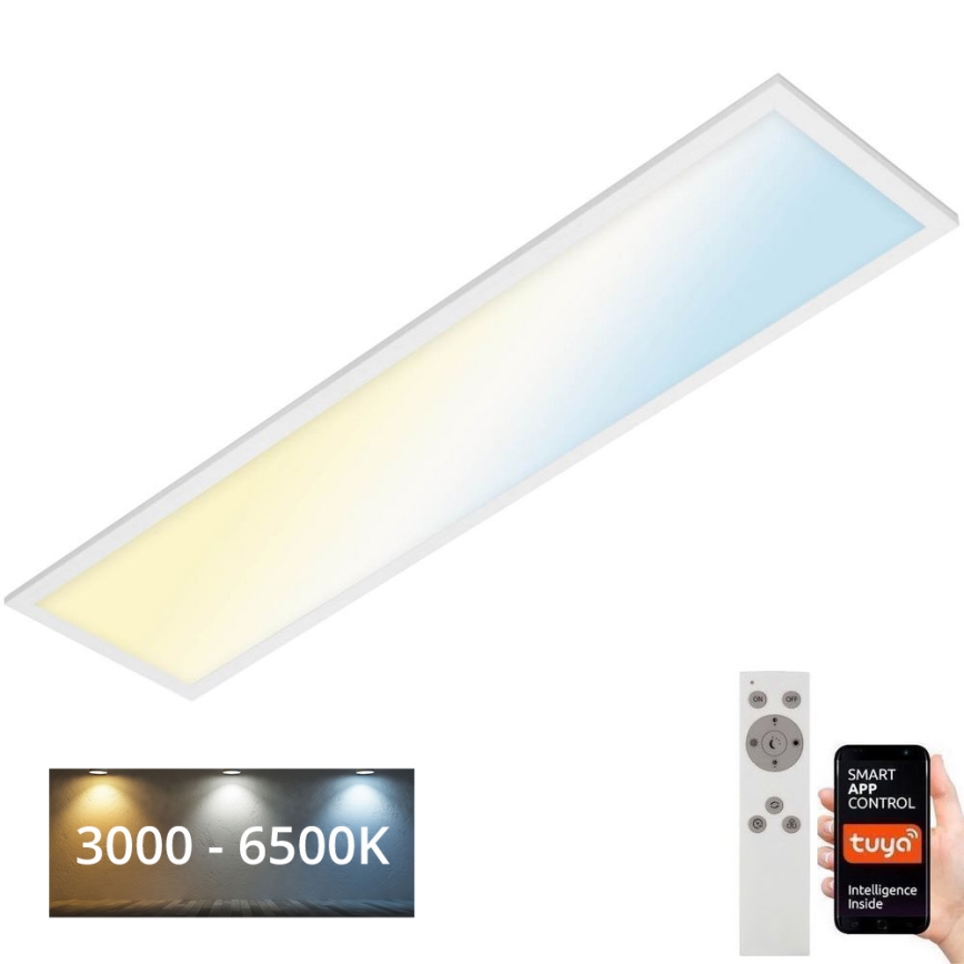 Brilo - Himmennettävä LED-kattovalaisin PIATTO LED/28W/230V 3000-6500K Wi-Fi Tuya + kauko-ohjaus