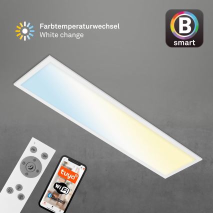 Brilo - Himmennettävä LED-kattovalaisin PIATTO LED/28W/230V 3000-6500K Wi-Fi Tuya + kauko-ohjaus