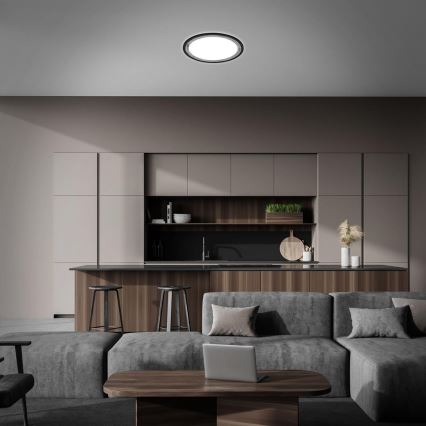 Brilo - Himmennettävä LED-kattovalaisin SLIM LED/22W/230V 2700-6500K + kauko-ohjaus