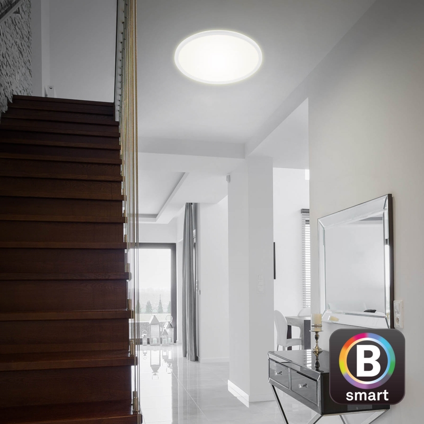 Brilo - Himmennettävä LED-kattovalaisin SLIM LED/22W/230V 2700-6500K Wi-Fi Tuya + kauko-ohjaus