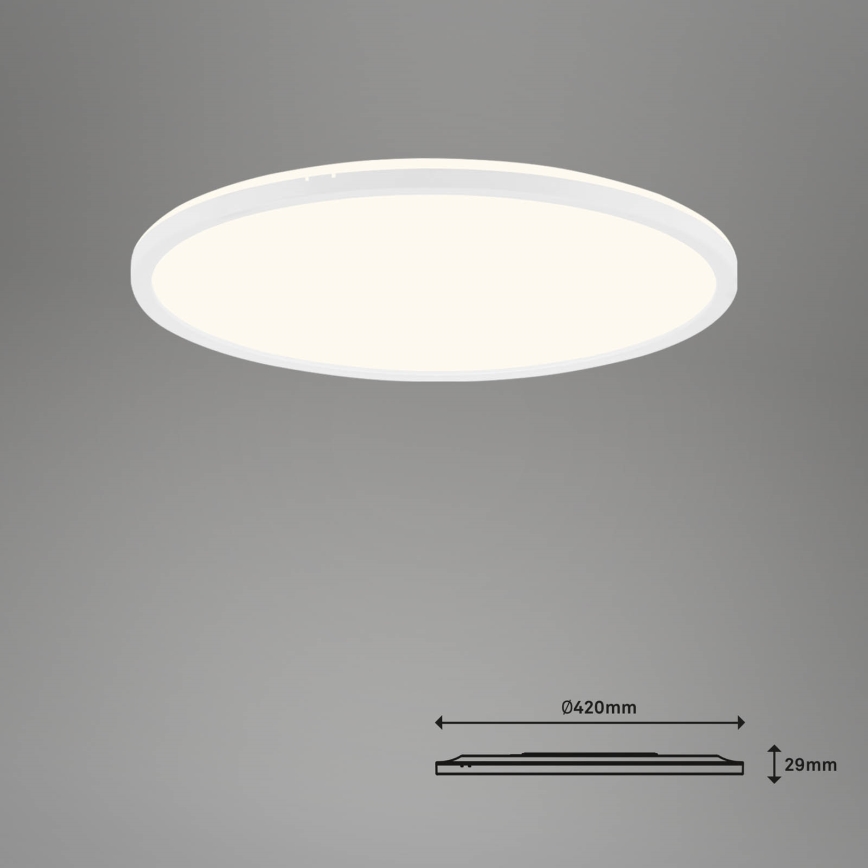 Brilo - Himmennettävä LED-kattovalaisin SLIM LED/22W/230V 2700-6500K Wi-Fi Tuya + kauko-ohjaus