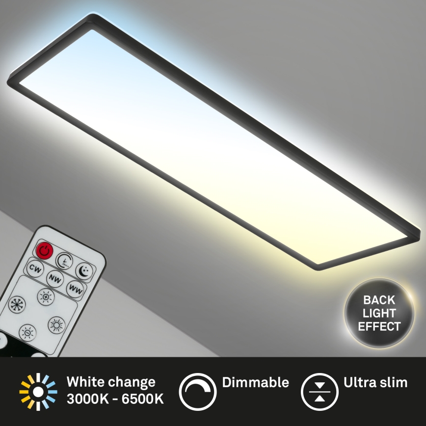 Brilo - Himmennettävä LED-kattovalaisin SLIM LED/23W/230V 2700-6500K + kauko-ohjaus