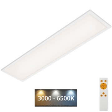 Brilo - Himmennettävä LED-kattovalaisin SLIM LED/24W/230V 3000-6500K 100x25 cm + kauko-ohjaus