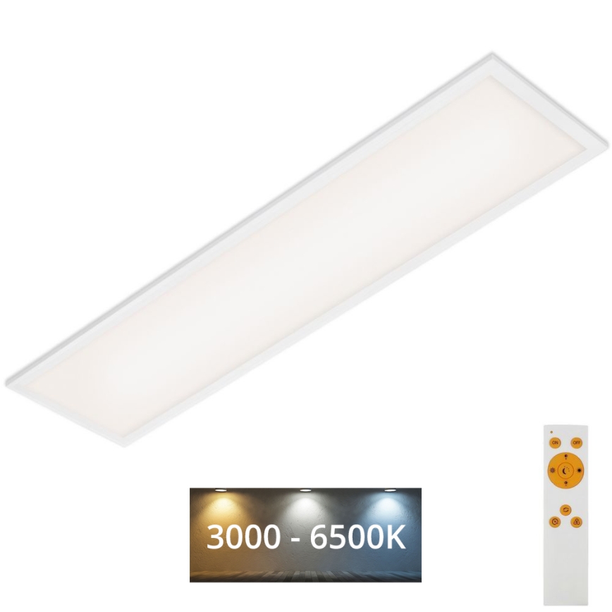 Brilo - Himmennettävä LED-kattovalaisin SLIM LED/24W/230V 3000-6500K 100x25 cm + kauko-ohjaus