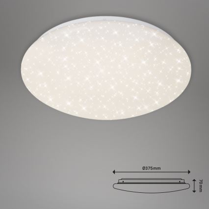 Brilo - Himmennettävä LED-kattovalaisin STARRY SKY LED/22W/230V 3000-6000K + kauko-ohjaus