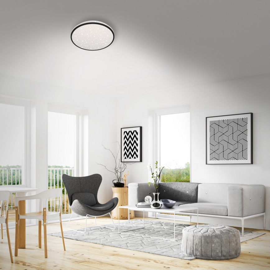 Brilo - Himmennettävä LED-kattovalaisin STARRY SKY LED/24W/230V 3000-6000K + kauko-ohjaus