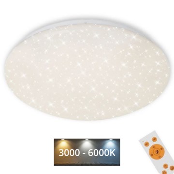 Brilo - Himmennettävä LED-kattovalaisin STARRY SKY LED/40W/230V 3000-6000K + kauko-ohjaus