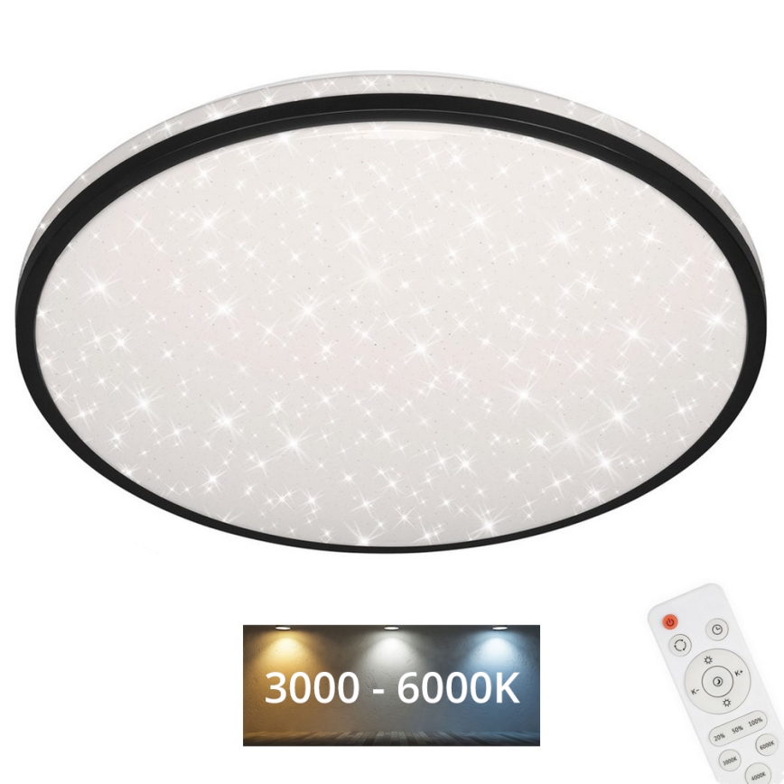 Brilo - Himmennettävä LED-kattovalaisin STARRY SKY LED/48W/230V 3000-6000K + kauko-ohjaus