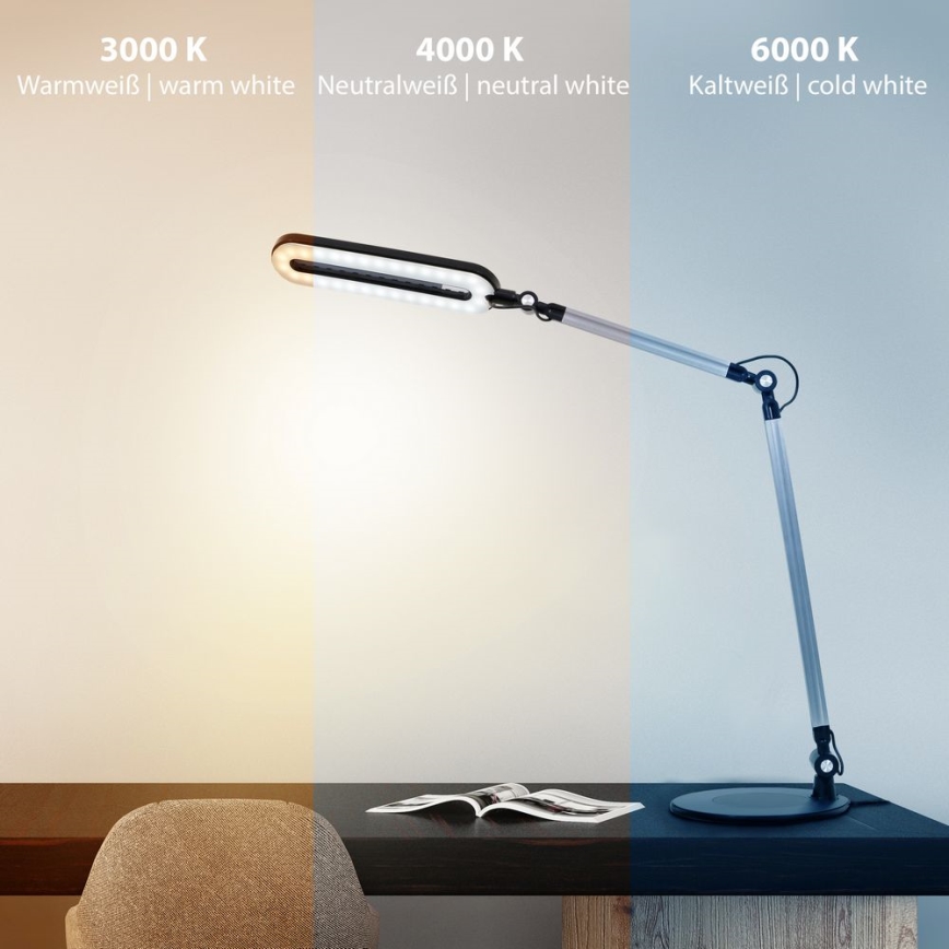 Brilo - Himmennettävä LED-kosketuspöytävalaisin LED/6,6W/230V 3000/4000/6000K