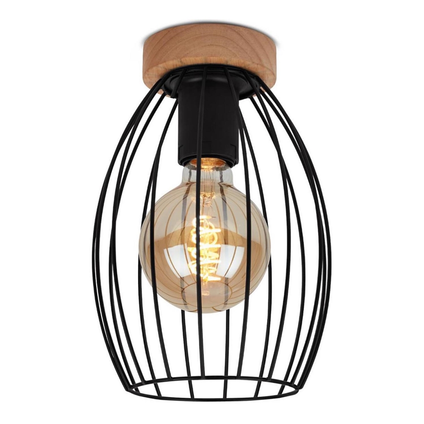 Brilo - Kattovalo WAKTU 1xE27/60W/230V kumipuu