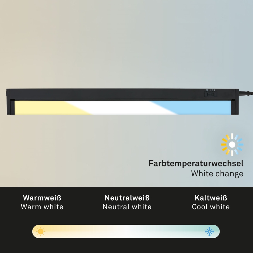 Brilo - Keittiökaappien alla oleva LED-valo LED/6,5W/230V 2700/4000/6500K