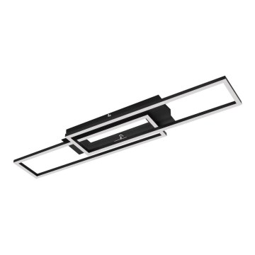 Brilo - Kiinteä LED-kattokruunu FRAME 2xLED/20W/230V musta