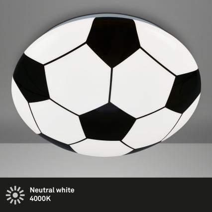 Brilo - Lasten LED-kattovalaisin FOTBALL LED/12W/230V