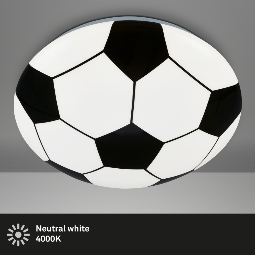 Brilo - Lasten LED-kattovalaisin FOTBALL LED/12W/230V