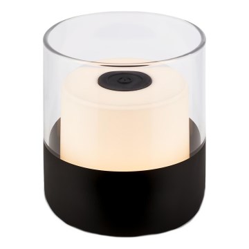 Brilo - LED-himennettävä ladattava ulkokäyttöön tarkoitettu pöytävalaisin LILET LED/2W/5V IP44