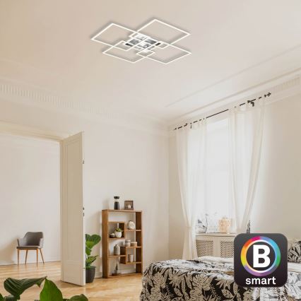 Brilo - LED himmennettävä kattovalaisin FRAME LED/50W/230V 2700-6500K Wi-Fi Tuya + kaukosäädin