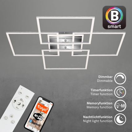 Brilo - LED himmennettävä kattovalaisin FRAME LED/50W/230V 2700-6500K Wi-Fi Tuya + kaukosäädin