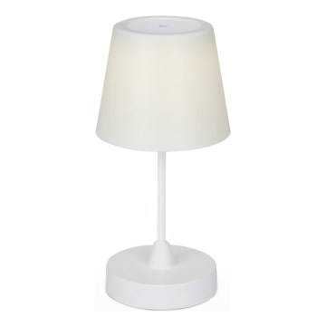 Brilo - LED Himmennettävä rechargeable ulko pöytävalaisin LED/3W/5V IP44 valkoinen