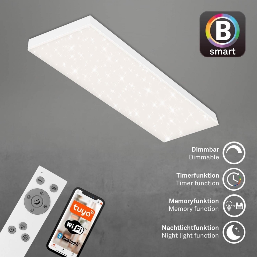 Brilo - LED Himmennetty kiinteä paneeli FRAMELESS LED/28W/230V 3000-6500K Wi-Fi Tuya + kauko-ohjaus