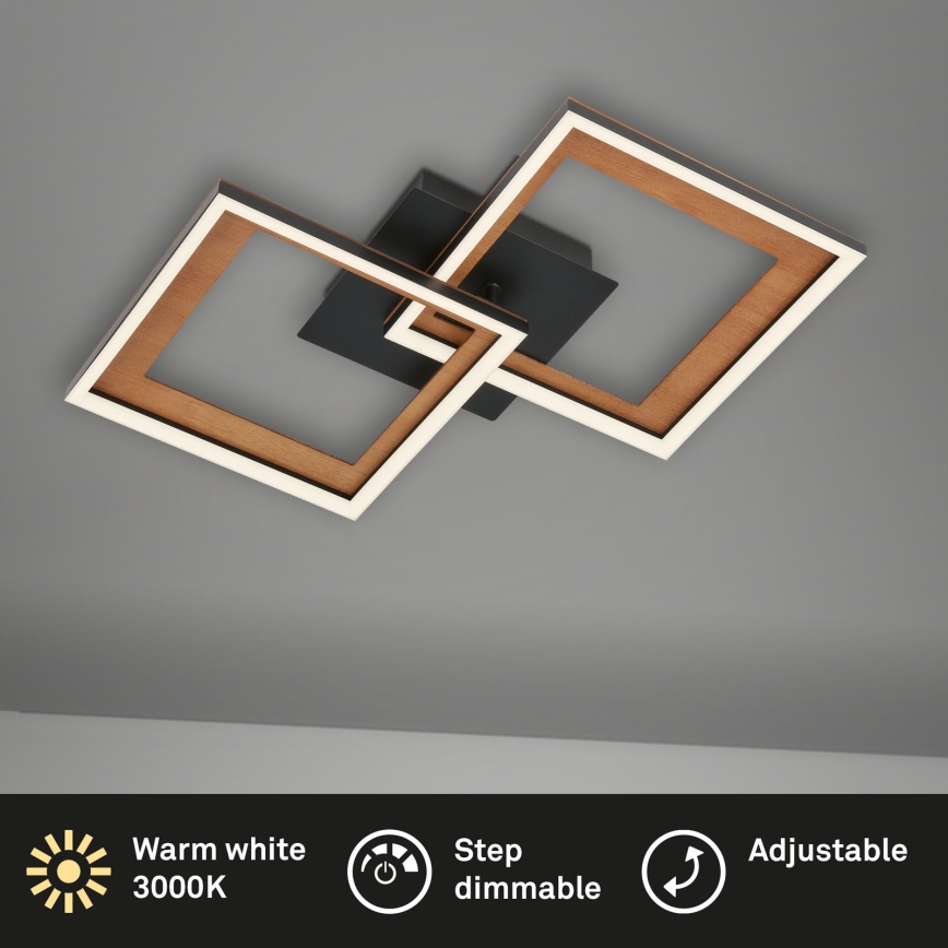 Brilo - LED-himmennyskattokruunu FRAME 2xLED/11W/230V