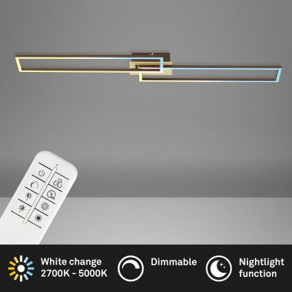Brilo - LED-himmennyskattokruunu FRAME 2xLED/20W/230V 2700-5000K + kauko-ohjaus