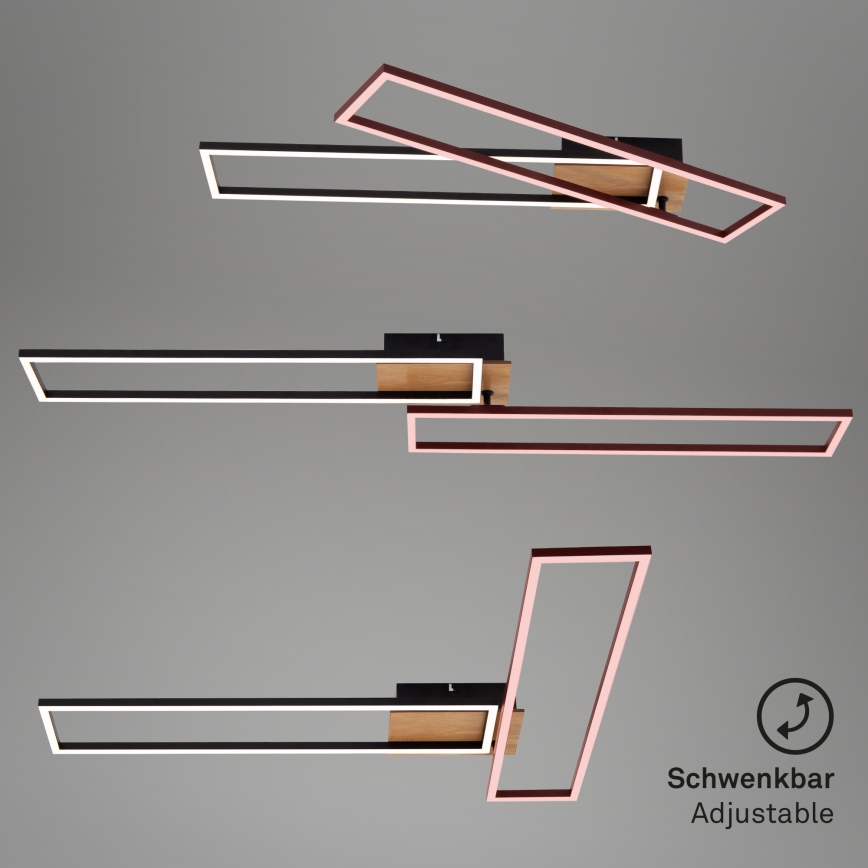 Brilo - LED-himmennyskattokruunu FRAME 2xLED/20W/230V 2700-5000K + kauko-ohjaus